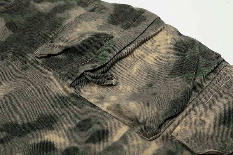 Yiaknis Camouflage Wide-Leg Cargo Capri Pants – photo 15