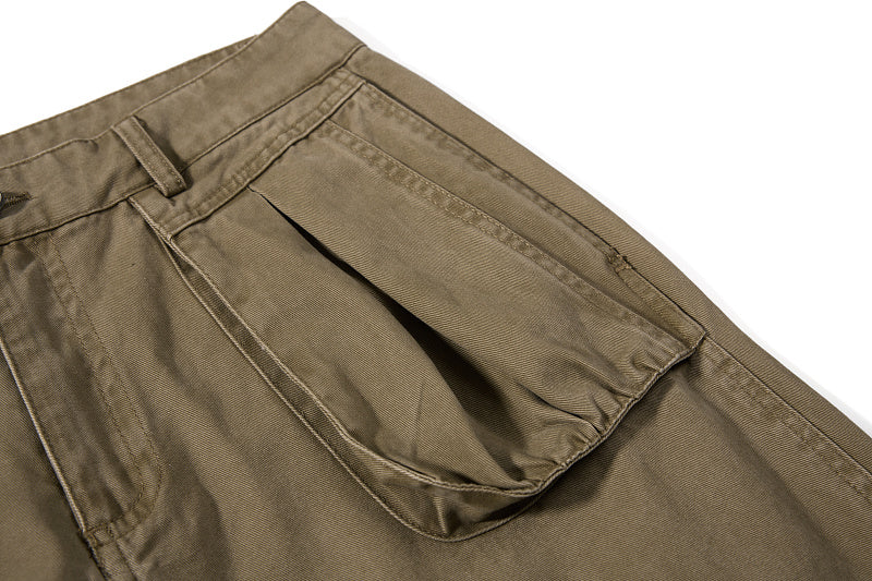 Yiaknis Cargo Trousers, Drawstring Pockets, Khaki and Dark Grey – photo 16