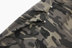 Yiaknis Curved-Leg Cropped Camo Trousers, Side Pockets, Grey Camo – photo 16