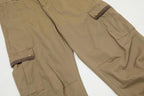 Yiaknis Wide-Leg Cargo Trousers with Flap Pockets, Khaki and Dark Grey – photo 16