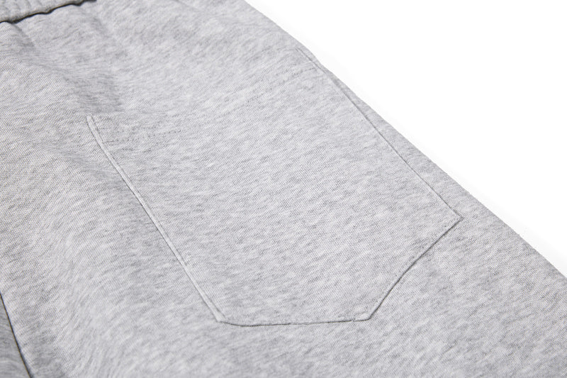 Yiaknis Wide-Leg Sweatpants with Heart and Script Print, Light Grey