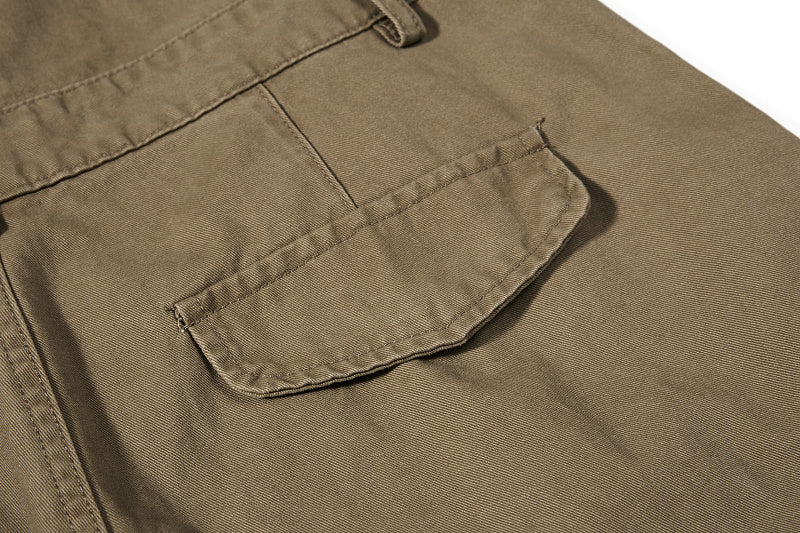 Yiaknis Cargo Overalls, Side Pockets, Khaki and Army Green