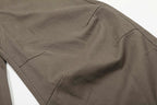 Yiaknis Wide-Leg Trousers with Button Fly and Side Pockets, Khaki and Black – photo 16