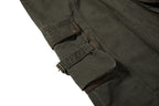 Yiaknis Wide-Leg Cargo Trousers, Pocket Straps, Dark Green and Khaki – photo 16