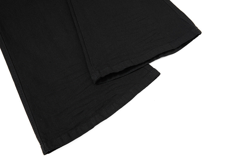 Yiaknis Black Flared Jeans with Zip Pocket and Studs – photo 17