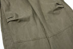 Yiaknis Wide-Leg Trousers with Button Fly and Flap Pockets, Khaki and Black – photo 17