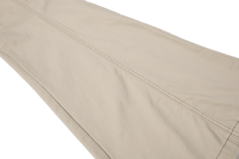 Yiaknis Flared Trousers, Drawstring Waist, Beige and Navy – photo 17