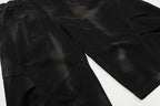 Yiaknis Wide-Leg Black and Washed Dark Grey Capri Pants – photo 17