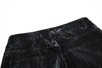 Yiaknis Flared Trousers with Washed Finish, Black and Light Grey – photo 17