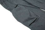 Yiaknis Wide-Leg Cargo Trousers with Mesh Pocket, Dark Grey and Blue – photo 17