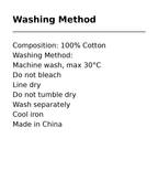Yiaknis T-Shirt, Rhinestone Script Print, White and Black – washing method