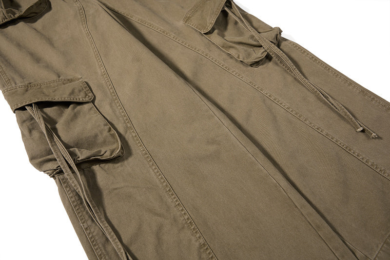 Yiaknis Cargo Trousers, Drawstring Pockets, Khaki and Dark Grey – photo 18