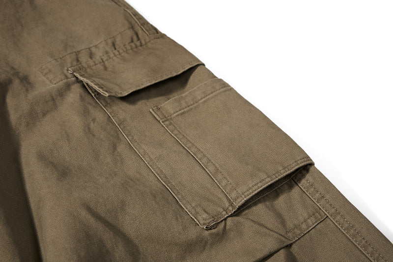 Yiaknis Cargo Overalls, Side Pockets, Khaki and Army Green