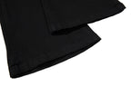 Yiaknis Flared Trousers with Star Studs on Fly Placket, Black – photo 18