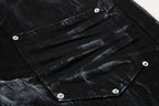 Yiaknis Flared Trousers with Washed Finish, Black and Light Grey – photo 18