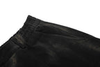 Yiaknis Wide-Leg Black and Washed Dark Grey Capri Pants – photo 18