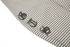 Yiaknis Striped Wide-Leg Trousers, Letter Print, Black and White Stripes – photo 18