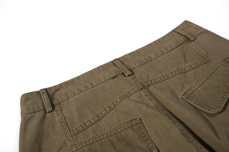Yiaknis Cargo Trousers, Drawstring Pockets, Khaki and Dark Grey – photo 19