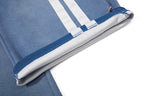 Yiaknis Wide-Leg Trousers, Side Stripes, Blue and Black – photo 19