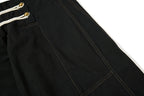 Yiaknis Wide-Leg Trousers with Rope Front Lacing, Black and Beige – photo 20