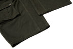 Yiaknis Wide-Leg Cargo Trousers, Snap Pockets, Dark Green and Black – photo 20