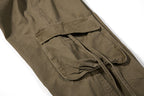 Yiaknis Cargo Trousers, Drawstring Pockets, Khaki and Dark Grey – photo 21