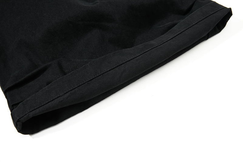 Yiaknis Wide-Leg Cropped Cargo Trousers, Zip Waistband, Black and Off White – photo 21