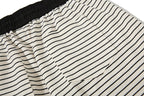 Yiaknis Striped Wide-Leg Trousers, Letter Print, Black and White Stripes – photo 21