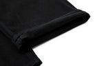 Yiaknis Wide-Leg Denim Overalls, Bib and Cargo Pockets, Dark Blue and Black – photo 21