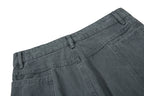 Yiaknis Wide-Leg Cargo Trousers with Mesh Pocket, Dark Grey and Blue – photo 21