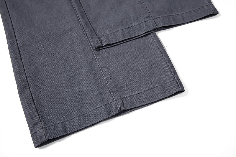 Yiaknis Grey and Brown Wide-Leg Cargo Trousers – photo 21