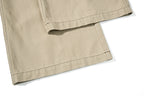 Yiaknis Khaki and Dark Grey Wide-Leg Cargo Trousers with Elastic Back Waist – photo 22