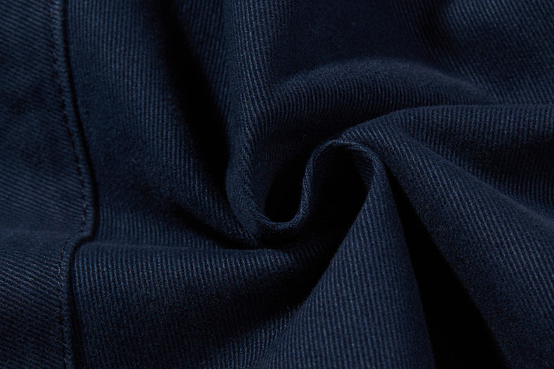 Yiaknis Wide-Leg Trousers with Diagonal Leg Seams, Navy and Dark Grey – photo 22