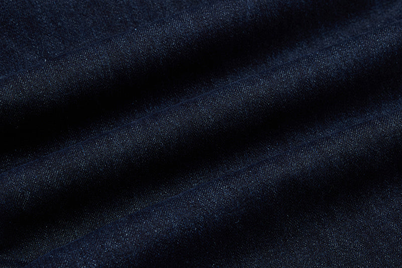 Yiaknis Dark Blue Denim Overalls with Zip and Cargo Pockets