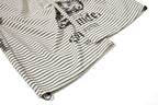 Yiaknis Striped Wide-Leg Trousers, Letter Print, Black and White Stripes – photo 23