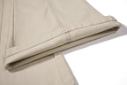 Yiaknis Flared Trousers, Drawstring Waist, Beige and Navy – photo 23