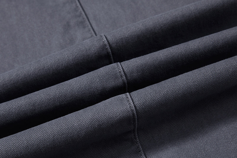 Yiaknis Grey and Brown Wide-Leg Cargo Trousers – photo 23