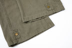 Yiaknis Wide-Leg Trousers with Button Fly and Flap Pockets, Khaki and Black – photo 24