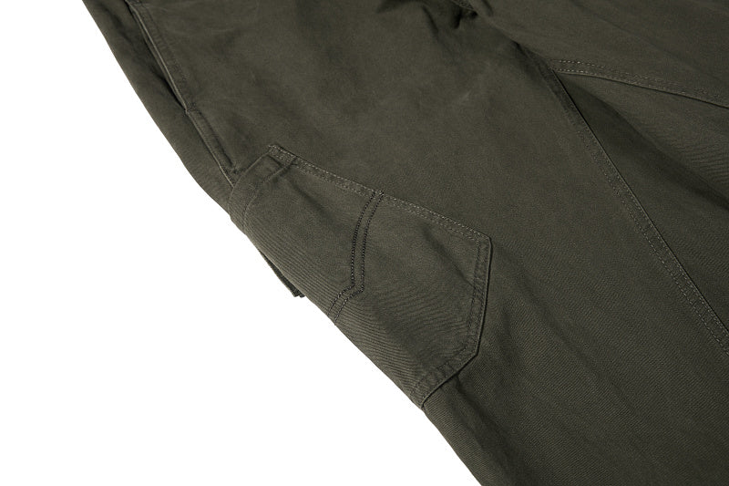 Yiaknis Wide-Leg Cargo Trousers, Thigh Pocket, Dark Green and Navy – photo 24