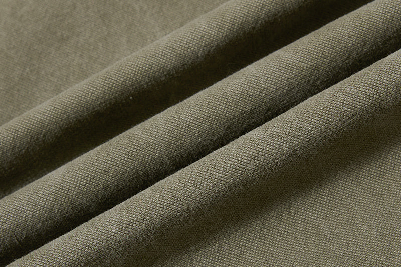 Yiaknis Wide-Leg Trousers with Button Fly and Flap Pockets, Khaki and Black – photo 25