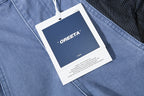 Yiaknis Wide-Leg Cropped Cargo Trousers, Mesh Panel, Blue and Grey – photo 25