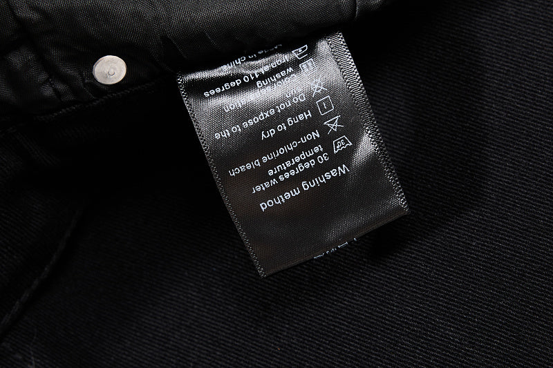 Yiaknis Black Flared Jeans with Long Leg Zips