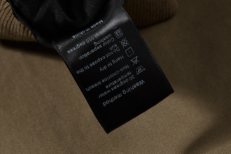 Yiaknis Baggy Wide-Leg Trousers, Drawstring Waist, Khaki and Dark Grey – photo 25