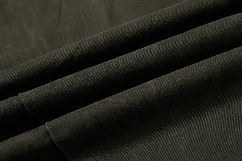 Yiaknis Wide-Leg Cargo Trousers, Thigh Pocket, Dark Green and Navy – photo 26