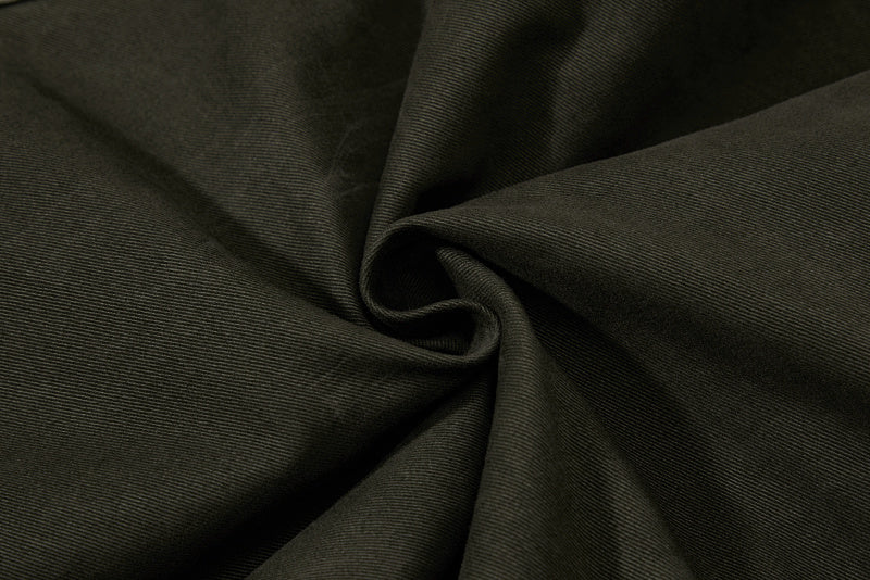 Yiaknis Wide-Leg Cargo Trousers, Snap Pockets, Dark Green and Black – photo 27