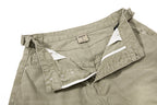 Yiaknis Wide-Leg Cropped Denim Trousers, Button Fly, Blue and Khaki – photo 27