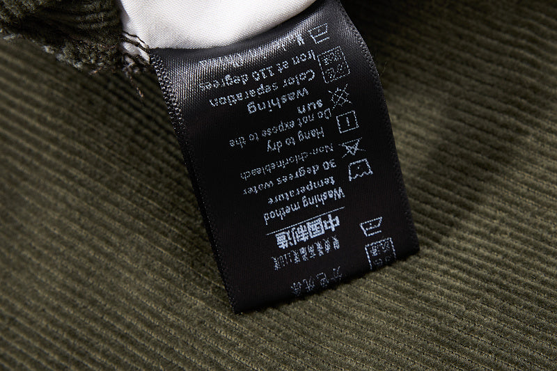 Yiaknis Corduroy Overalls with Adjustable Straps - Army Green, Black