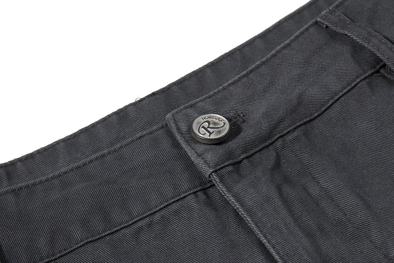 Yiaknis Wide-Leg Trousers with Diagonal Leg Seams, Navy and Dark Grey – photo 29