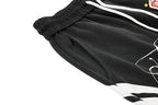 Yiaknis Wide-Leg Trousers, Side Stripes, Blue and Black – photo 29