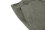 Yiaknis Wide-Leg Cargo Trousers with Button Front, Navy and Grey Green – photo 30